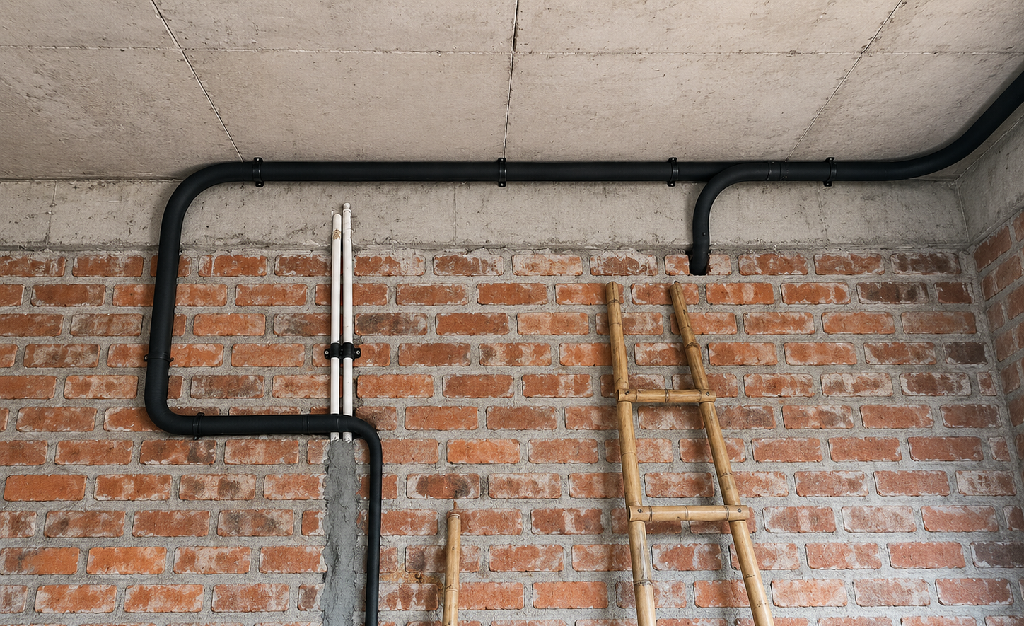 Concealed AC Copper Pipe Fitting